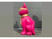 Cat / kat met bril h120cm pink - afbeelding 2 van  3