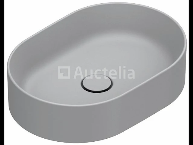 Catalano lavabo 50 x 35 cemento satina cataglaze + antibaceterial protection (nr. 15-12) - afbeelding 2 van  4