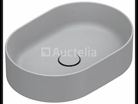 Catalano lavabo 50 x 35 cemento satina cataglaze + antibaceterial protection (nr. 15-12) - afbeelding 2 van  4