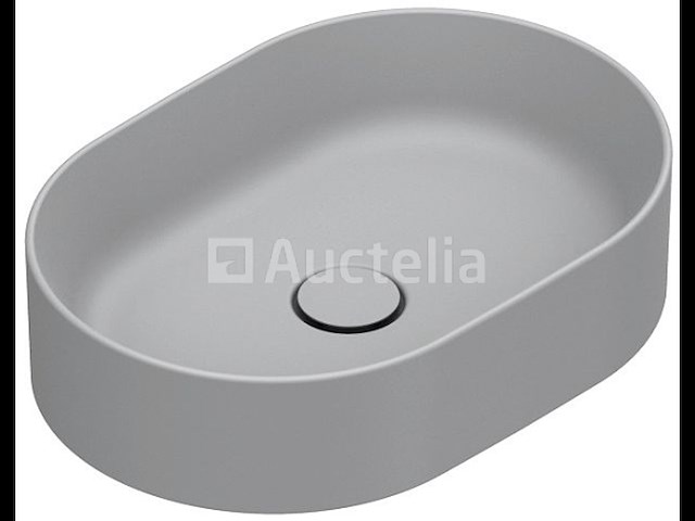 Catalano lavabo 50 x 35 cemento satina cataglaze + antibaceterial protection (nr. 15-12) - afbeelding 1 van  4