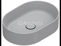 Catalano lavabo 50 x 35 cemento satina cataglaze + antibaceterial protection (nr. 15-12) - afbeelding 1 van  4