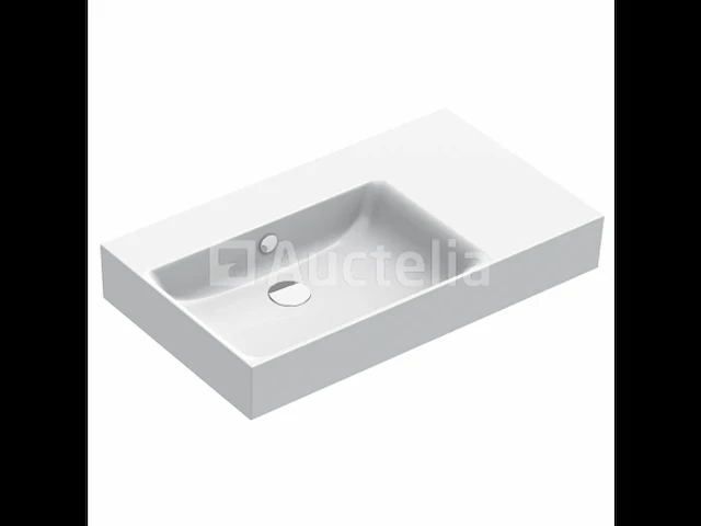 Catalano premium 80 wall hung left basin - gloss white 180svpn00 (nr. 15-13) - afbeelding 1 van  3