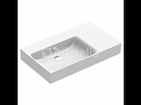 Catalano premium 80 wall hung left basin - gloss white 180svpn00 (nr. 15-13) - afbeelding 3 van  3