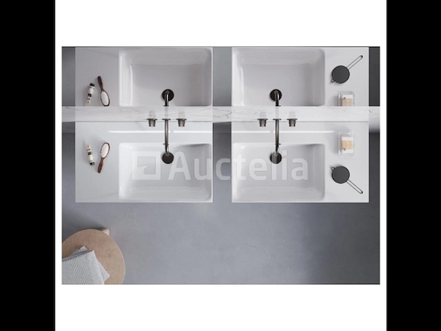 Catalano premium 80 wall hung left basin - gloss white 180svpn00 (nr. 15-13) - afbeelding 1 van  3