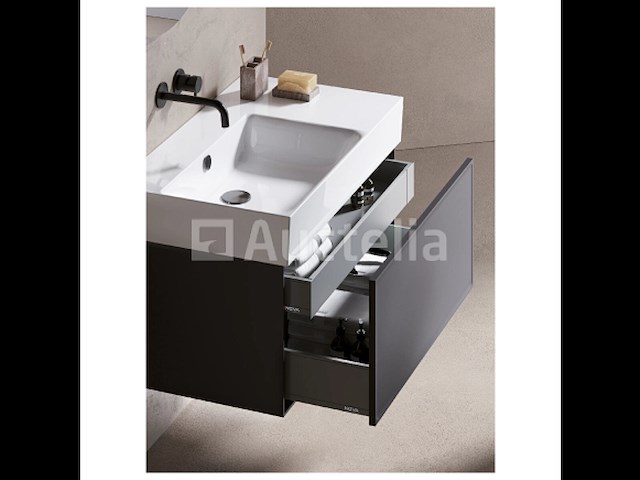 Catalano premium 80 wall hung left basin - gloss white 180svpn00 (nr. 15-13) - afbeelding 3 van  3