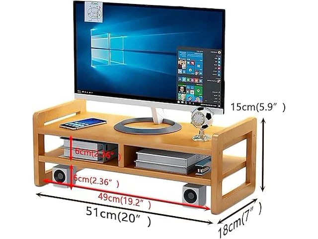 Catekro monitor stand riser - afbeelding 2 van  4