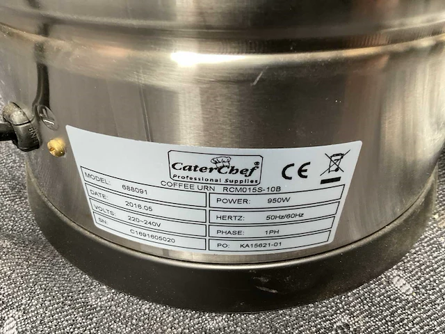 Caterchef rcm015s-10b percolator - afbeelding 3 van  3