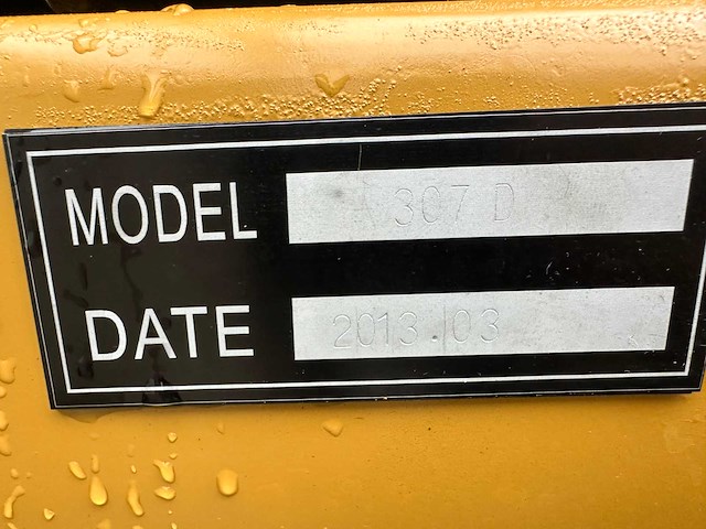 Caterpillar - 2013 - 307d - midigraafmachine - afbeelding 13 van  37