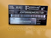 Caterpillar - 2017 - 305.5e2 - minigraafmachine - afbeelding 34 van  40
