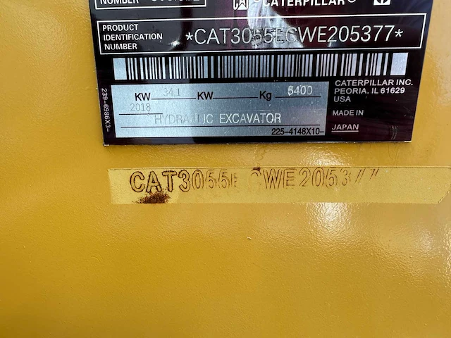 Caterpillar - 2018 - 305.5 - midigraafmachine - afbeelding 33 van  40