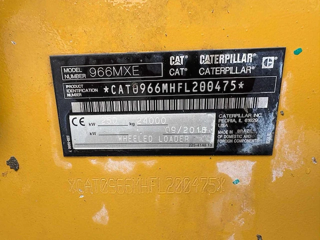 Caterpillar - 2018 - 966mxe - shovel - afbeelding 18 van  25