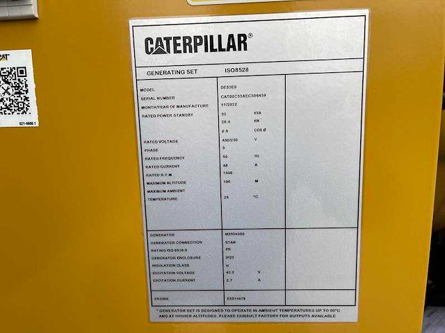 Caterpillar - de 33 e - power generator - afbeelding 18 van  19