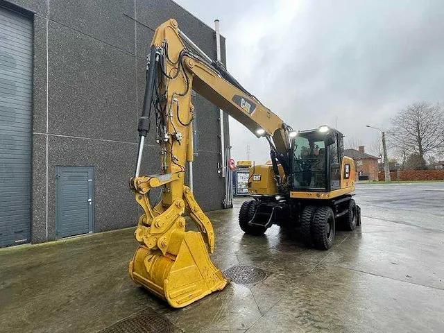 Caterpillar - m 314 f - banden graafmachine - 2016 - afbeelding 12 van  38