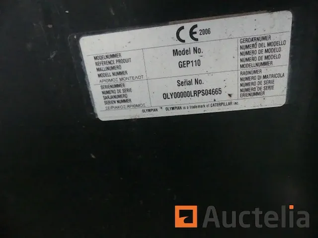 Caterpillar gep 110 generatorset - afbeelding 3 van  14