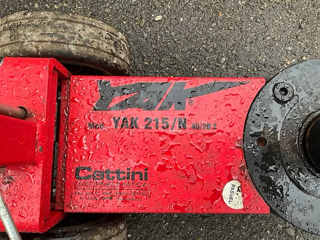 Cattini yak 215 n garage pneumatische krik - afbeelding 3 van  9