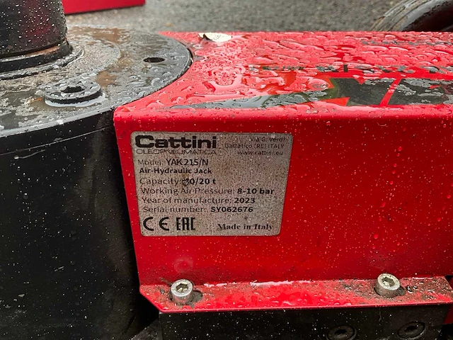 Cattini yak 215 n garage pneumatische krik - afbeelding 9 van  9