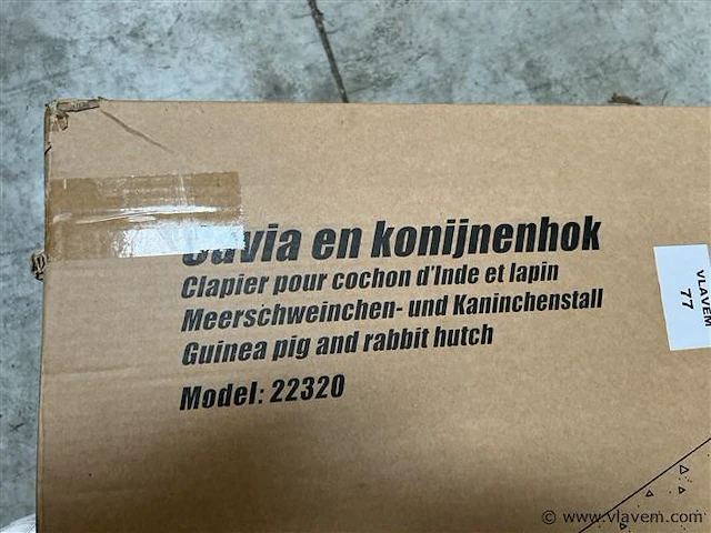Cavia en konijnenhok, 106 x 95 x 30 cm - afbeelding 1 van  3