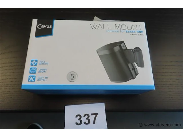 Cavus speaker wall mount - afbeelding 1 van  3