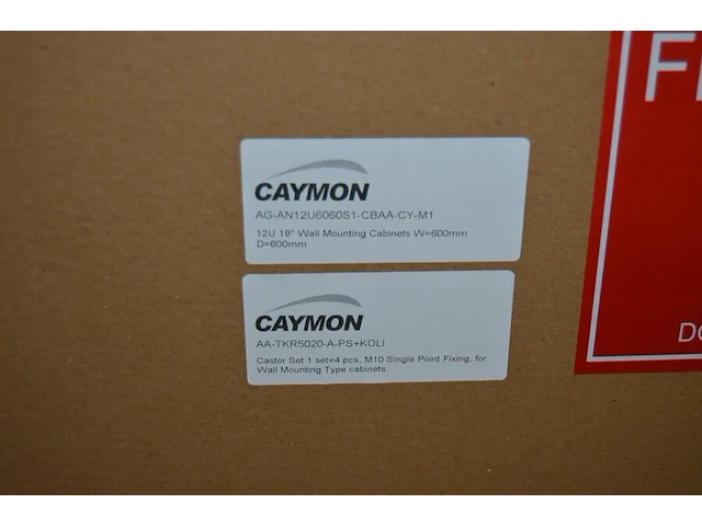 Caymon 12u 19 inch wall mounting cabinets - afbeelding 3 van  5