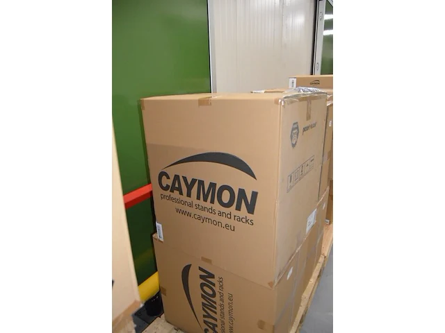 Caymon fcc 110/b 19 inch open combo flightcase 10 units + mixer on top zwart - afbeelding 3 van  4