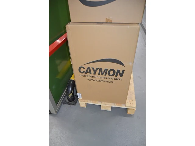 Caymon fcc 116/b 19 inch open combo flightcase 16 units + mixer on top zwart - afbeelding 3 van  4