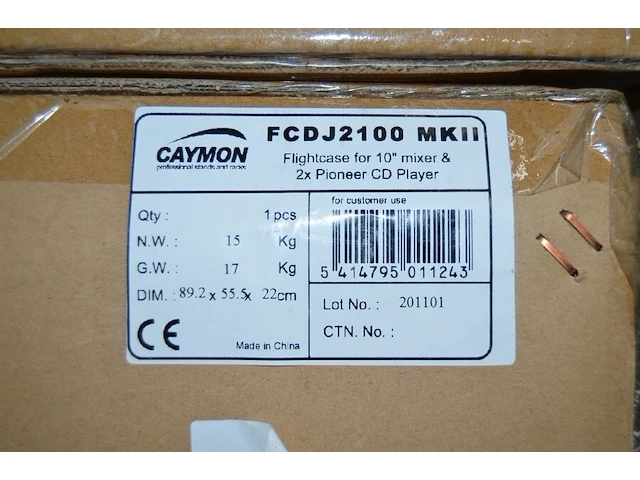 Caymon flightcase fcdj2100 mkii nieuw in doos - afbeelding 4 van  4