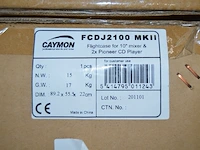 Caymon flightcase fcdj2100 mkii nieuw in doos - afbeelding 4 van  4