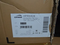 Caymon hpr506/b double section wall mounted 19 inch cabinet 6 units - afbeelding 5 van  6