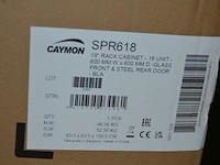 Caymon spr618 19 inch rack cabinet 18 units - afbeelding 6 van  6