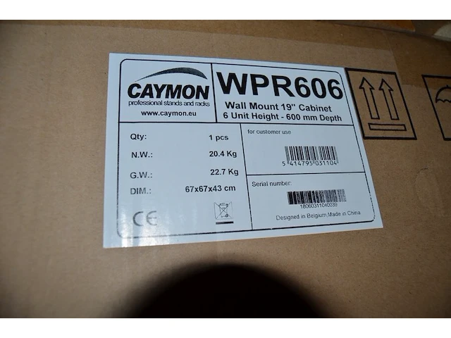 Caymon wpr606 wall mount 19 inch cabinet 6 units - afbeelding 3 van  3