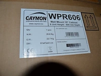 Caymon wpr606 wall mount 19 inch cabinet 6 units - afbeelding 3 van  3