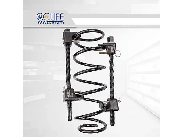 Cclife professionele veerspanner set van 2 stuks - afbeelding 2 van  2