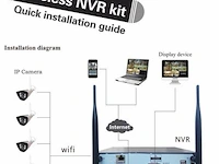 Cctv beveiligingscamera set draadloos - afbeelding 5 van  6