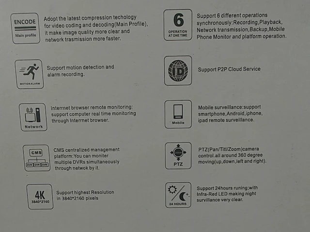 Cctv camera beveiligingset met 4 nachzichtcameras - afbeelding 4 van  4