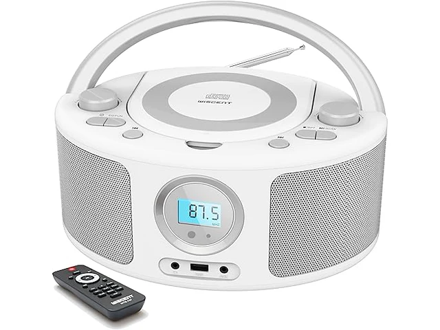 Cd-boombox bt wit - afbeelding 1 van  6