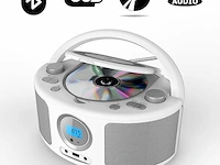 Cd-boombox bt wit - afbeelding 5 van  6