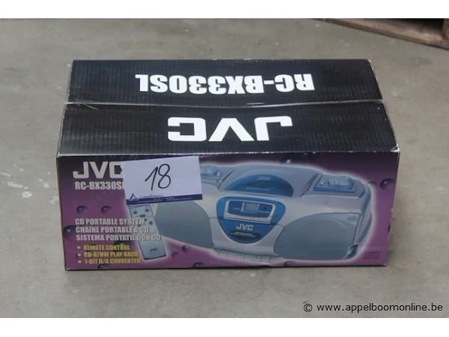 Cd-speler jvc rc-bx330sl - afbeelding 1 van  1