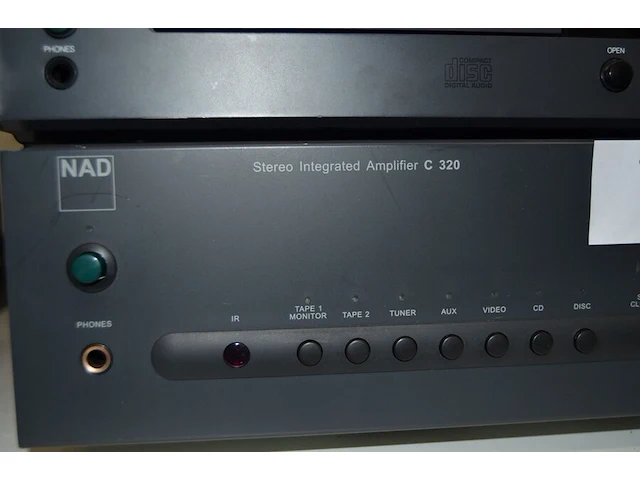 Cd speler nad 5100, versterker nad c320 - afbeelding 4 van  7