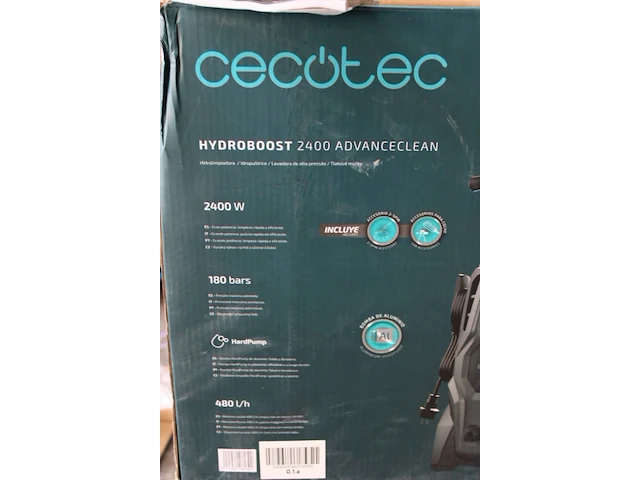 Cecotec hydroboost hogedrukreiniger - afbeelding 9 van  10