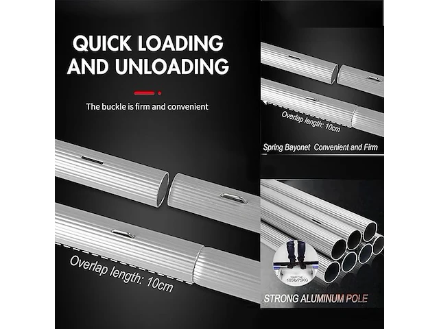 Ceiever raamreiniger met telescopische steel - afbeelding 3 van  7