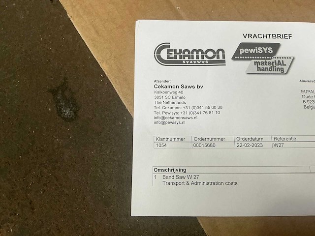Cekamon w27 bandzaag (8x) - afbeelding 4 van  4
