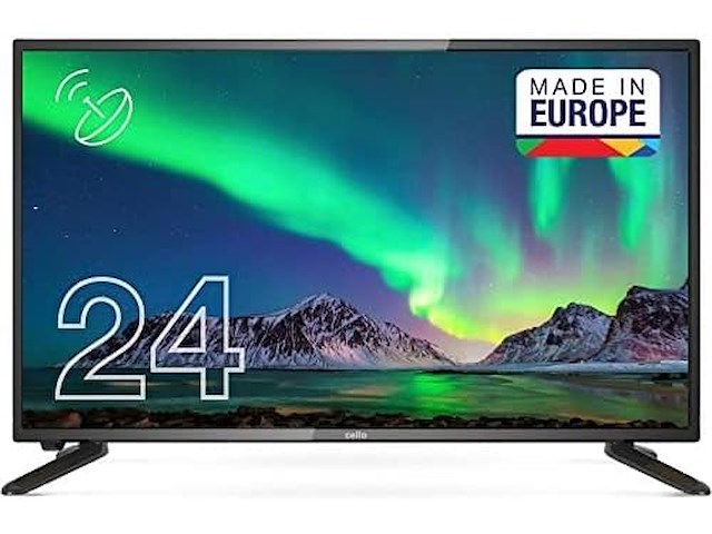 Cello - c2420sde 24" - hd ready - led tv met geïntegreerde dvbt2 s2 triple tuner - afbeelding 1 van  5