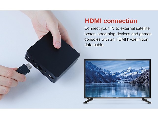 Cello - c2420sde 24" - hd ready - led tv met geïntegreerde dvbt2 s2 triple tuner - afbeelding 5 van  5