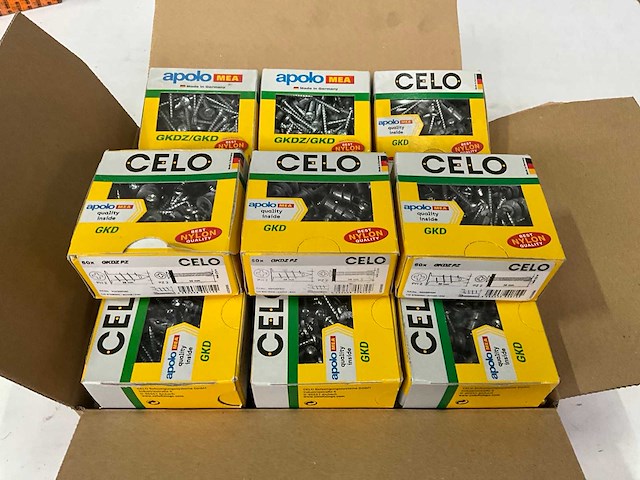 Celo gkdz pz gipsplaatpluggen metaal met schroef 50 stuks (27x) - afbeelding 1 van  3