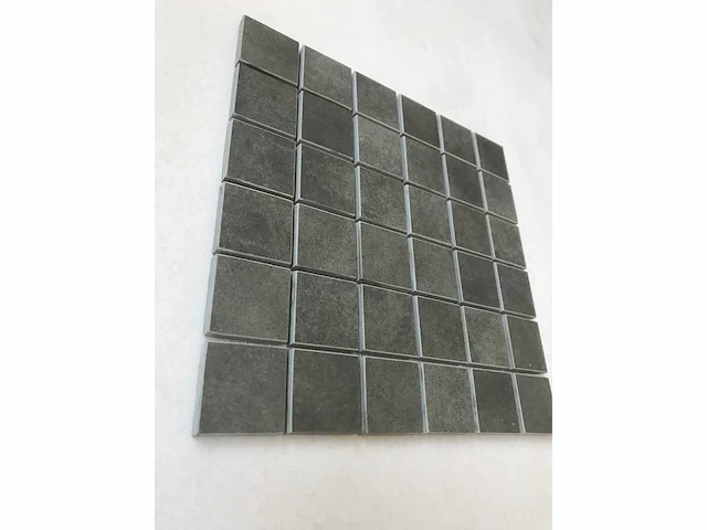 Cement graphite 30x30 mosaic 5x5 10 m² - afbeelding 2 van  3