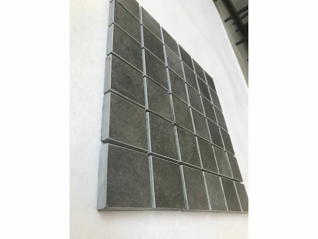 Cement graphite 30x30 mosaic 5x5 10 m² - afbeelding 3 van  3