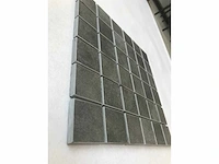 Cement graphite 30x30 mosaic 5x5 10 m² - afbeelding 3 van  3