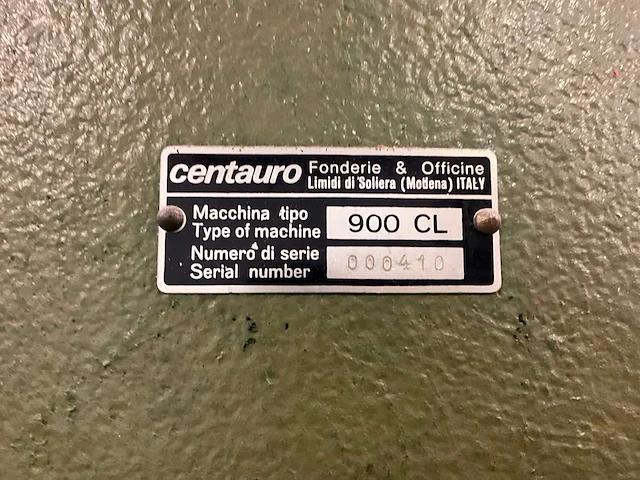 Centauro 900cl lintzaagmachine - afbeelding 6 van  6