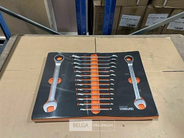 Centurius 15 pcs ratchet combination wrench tool set - afbeelding 2 van  3
