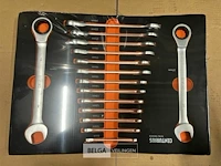 Centurius 15 pcs ratchet combination wrench tool set - afbeelding 3 van  3